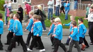 preview picture of video 'St George's Day Parade - Dronfield, Derbyshire (beginning)'