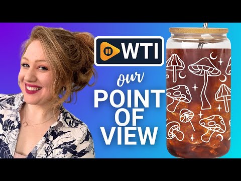 Mushroom Iced Coffee Glasses with Bamboo Lids and Straw - WTI product video review