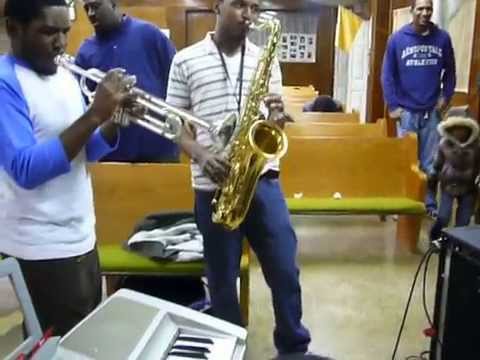 Tye Tribbett and Thaddaeus Tribbett Throwback 'shed' session in Camden, NJ