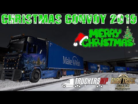 🚚Euro Truck Simulator 2 Multiplayer🎄TruckersMP Christmas Convoy 2019 [#1]