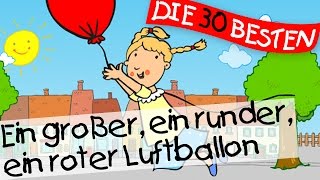 🏞️ Ein großer, ein runder, ein roter Luftballon - Bewegungslieder zum Mitsingen || Kinderlieder