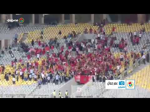 فرحة جماهير نادي الوداد المغربي بهدف التعادل