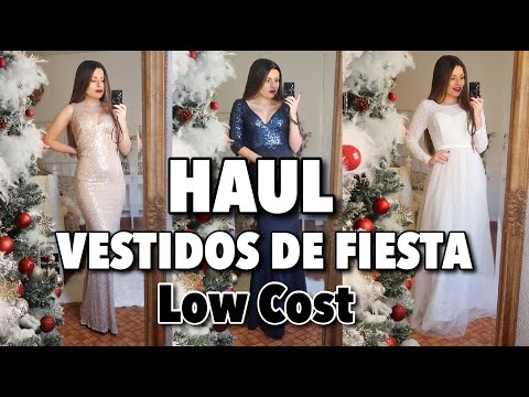 ¡SÚPER HAUL VESTIDOS de FIESTA Low Cost! (Vlogmas 16) | #AdvientoBstyle