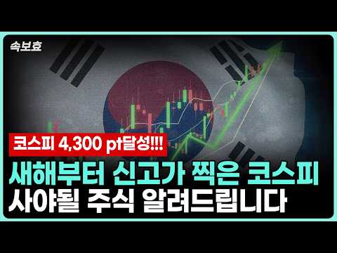 2026년 주식시장 보고서: 코스피 4,300 돌파와 투자 전략
