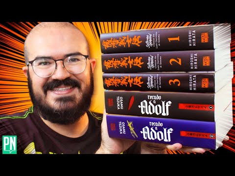 Completamos as coleções dos mangás Recado a Adolf e Satsuma Gishiden ❤ | Saga da Editora 63