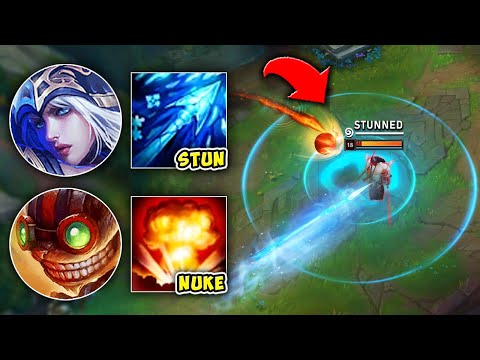 WE FOUND AN AMAZING COMBO WITH ASHE + ZIGGS (ONE SHOT WITH ULTS) - League of Legends