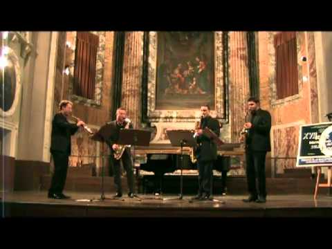 MAC SAXOPHONE QUARTET  Song for Tony -M. Nyman
