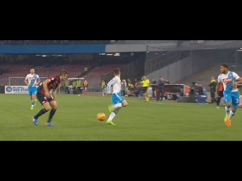 Dries Mertens no look pass vs Genoa