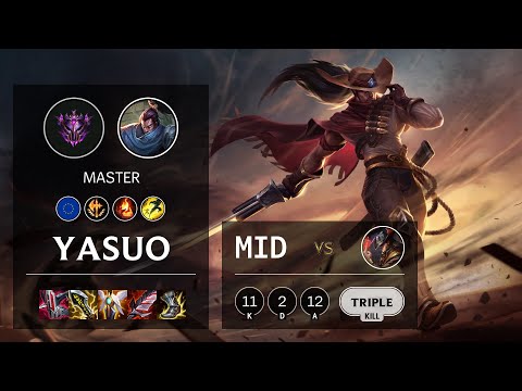 Yasuo Mid vs Twisted Fate - EUW Master Patch 11.3