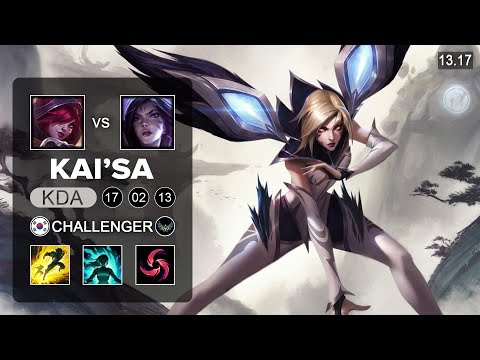 Kai'Sa vs Xayah ADC - KR Challenger - Patch 13.17 Season 13