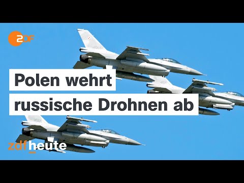 Polen schießt russische Drohnen über Staatsgebiet ab | heute Xpress
