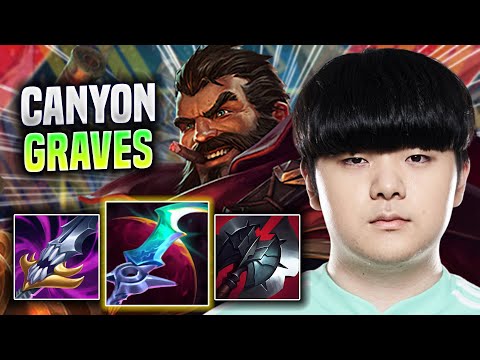 CANYON IS INSANE WITH GRAVES! - DK Canyon Plays Graves JUNGLE vs Nidalee! | Season 2022