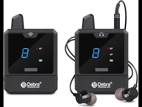 How to use D Debra Audio PRO ER-Mini UHF Portable Wireless in-Ear Monitor System