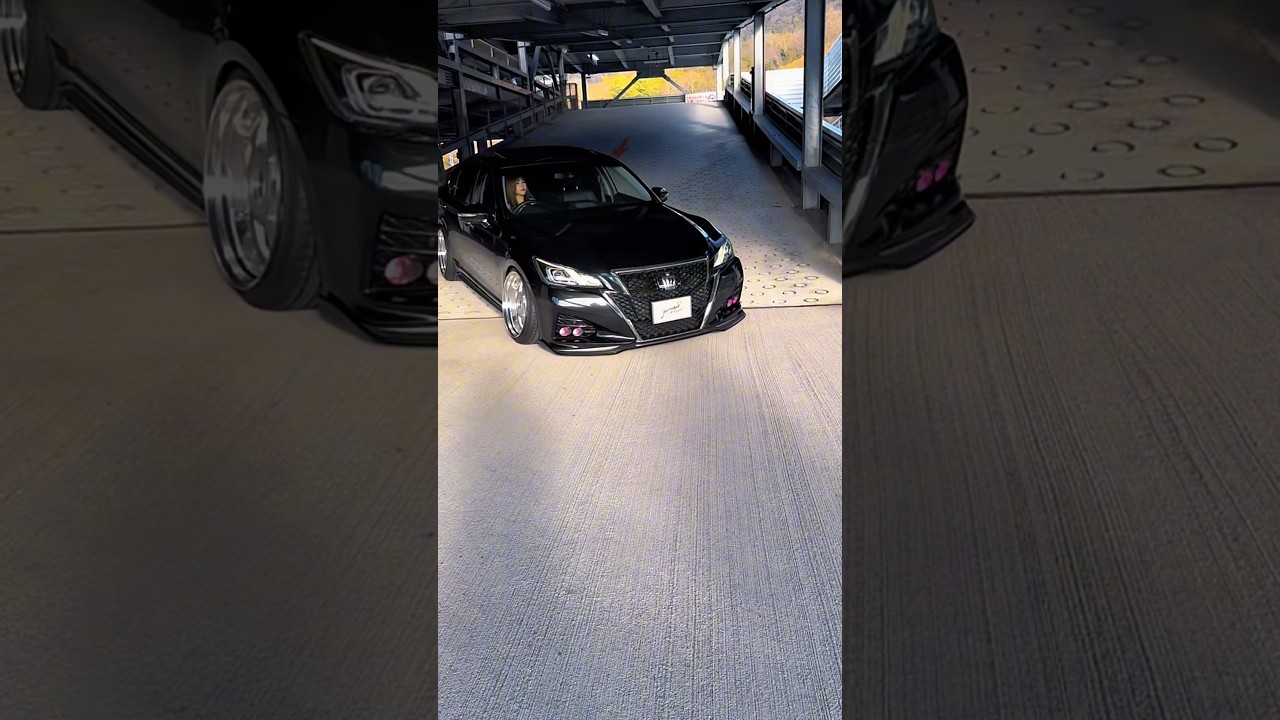 【車高短】擦らずに降りる！立体駐車場！