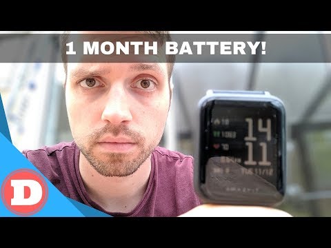 AMAZFIT Bip Lite Review - 1 MONTH BATTERY!