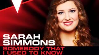 Sarah Simmons-Somebody That I Used To Know