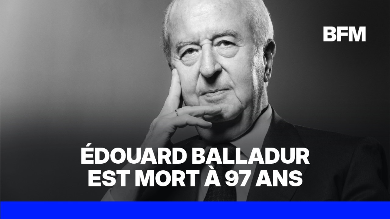 L'ancien Premier ministre Édouard Balladur est mort à l'âge de 97 ans