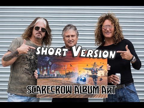 CATS in SPACE - SCARECROW ALBUM ART with Andy Kitson (SHORT VERSION)