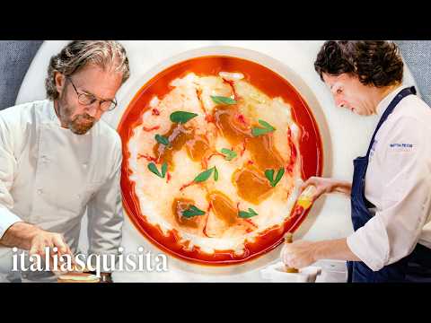 Risotto al Limone Salato, Gambero Viola e Ruta