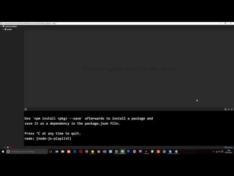 Node JS Tutorial for Beginners 31 Making a To do App part 1
