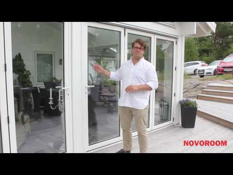 Vikdörr Novoroom Panorama 4-Delat