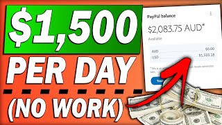 Get PAID $1,500 In One Day (NO WORK) Using a NEW FREE TOOL To Make Money Online