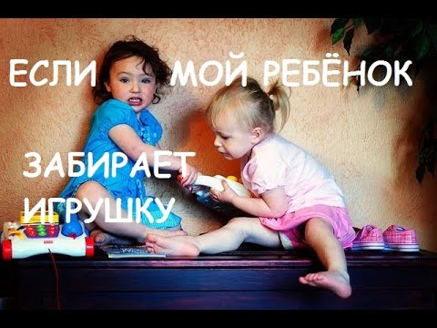 Мой ребёнок забирает игрушку. Дневник мамы - психолога.