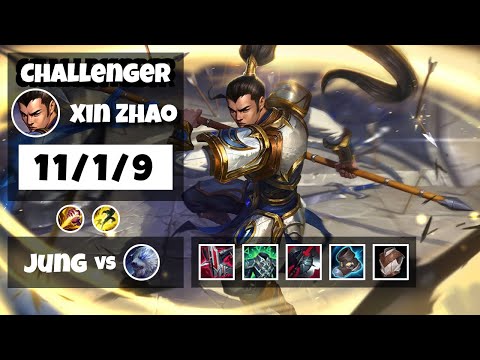 Xin Zhao 11.8 S11 Jungle Challenger Replay (11/1/9) - NA