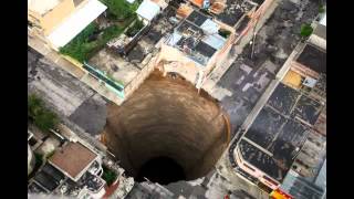 Sinkholes around the world attributed to Strange sounds.