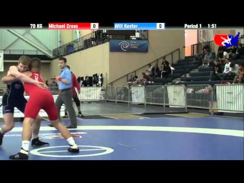 Michael Cross vs. Will Keeter at 2013 ASICS University Nationals - GR