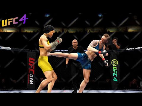 Joanne Calderwood vs. Bruce Lee Woman (EA sports UFC 4)