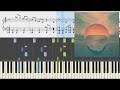 Tycho - Elegy (Piano Tutorial + Sheet Music)