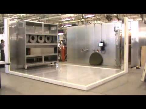 Environmental test chamber assembly