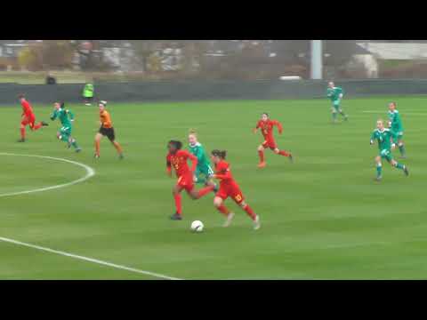 Belgian Red Flames U15 - Duitsland 1-2 op 05.12.2018: de 1-1!