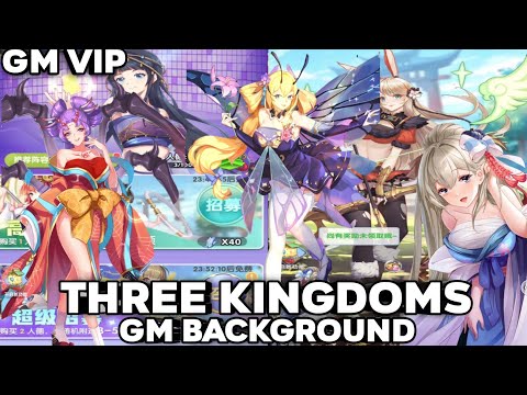 Three Kingdoms Idle Waifu Private Server - GM VIP - GM Background Free Recharge Ingots