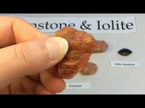 Crystal & Mineral Education: SUNSTONE & IOLITE ☀️