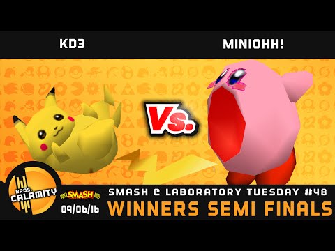 S@LT #48 | KD3 (Pikachu) vs TL|BC Miniohh! (Kirby) - Winners Semi Finals - SSB64 Singles