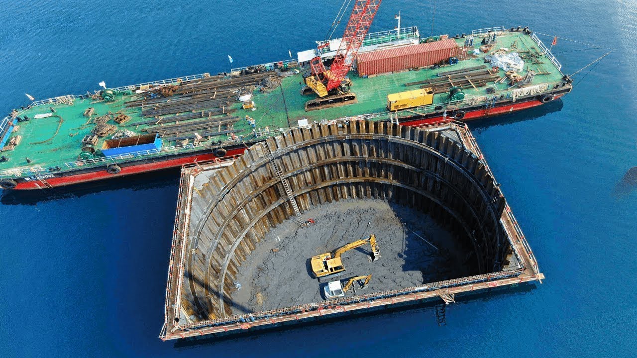 A Perfeita Tecnologia da China para Construção de Ponte Aquática