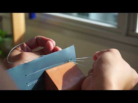 Making of - Weekend Ranger Leather Cheque Book Holder