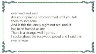 Jane Siberry - The Strange Well Lyrics