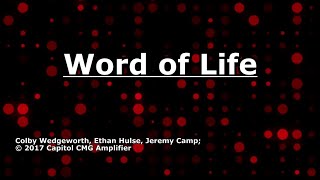 Word of Life - Jeremy Camp - Lyrics