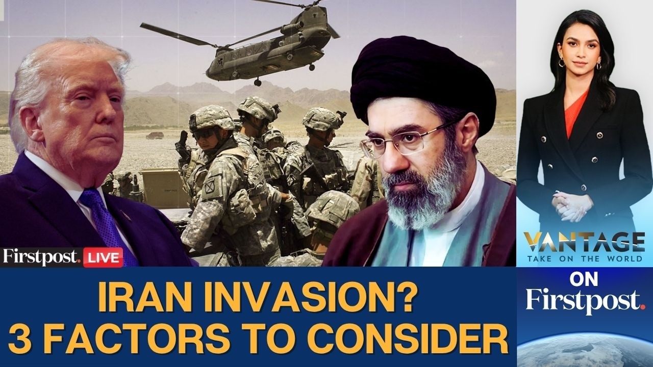 US Iran War LIVE | 50,000+ Troops: Trump Planning to Invade Iran? | Vantage on Firstpost