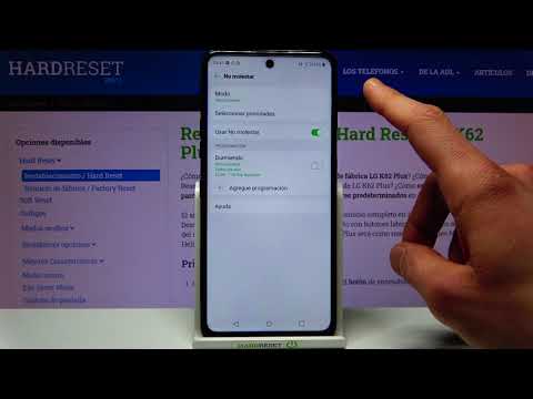 Cómo activar y desactivar el modo No Molestar en LG K62 Plus