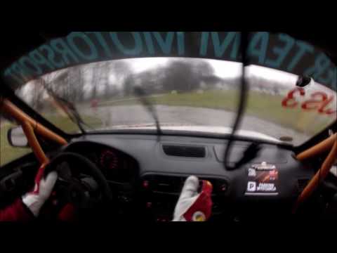 54 Rajd Barbórka 2016 - HONDA CIVIC os1 służewiec