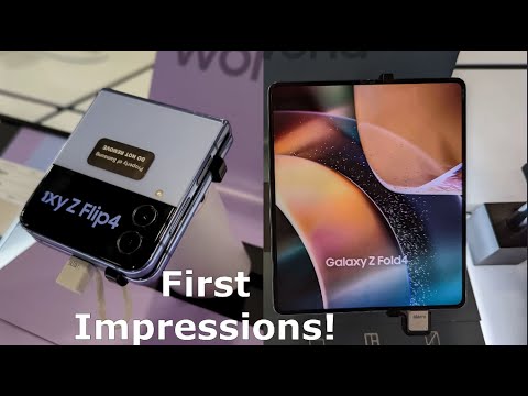 Hands-On First Impressions - Galaxy Z Fold4 & Z Flip4 (Refined & Improved)