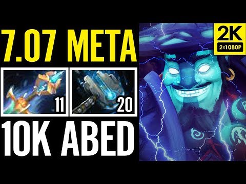 NEW META ITEM TEST ABED 10K MMR 7.07 META EPIC DOTA 2 GAMEPLAY