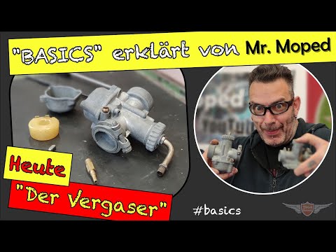 Grundlagen Moped Vergaser Technik am BING SLC | Mr. Moped