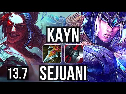 KAYN vs SEJUANI (JNG) | 4/0/5, 70% winrate | KR Master | 13.7