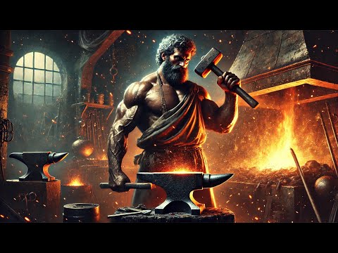 🔥 Hephaestus: The God of Fire and Forge! 🔥 #greekmythology  #history #facts