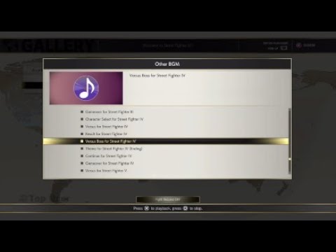 STREET FIGHTER V ARCADE EDITION soundtrack -- Versus Boss for Street Fighter IV